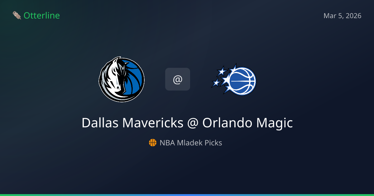 NBA Picks Today (March 5, 2026): Dallas Mavericks at Orlando Magic | AI Model Consensus