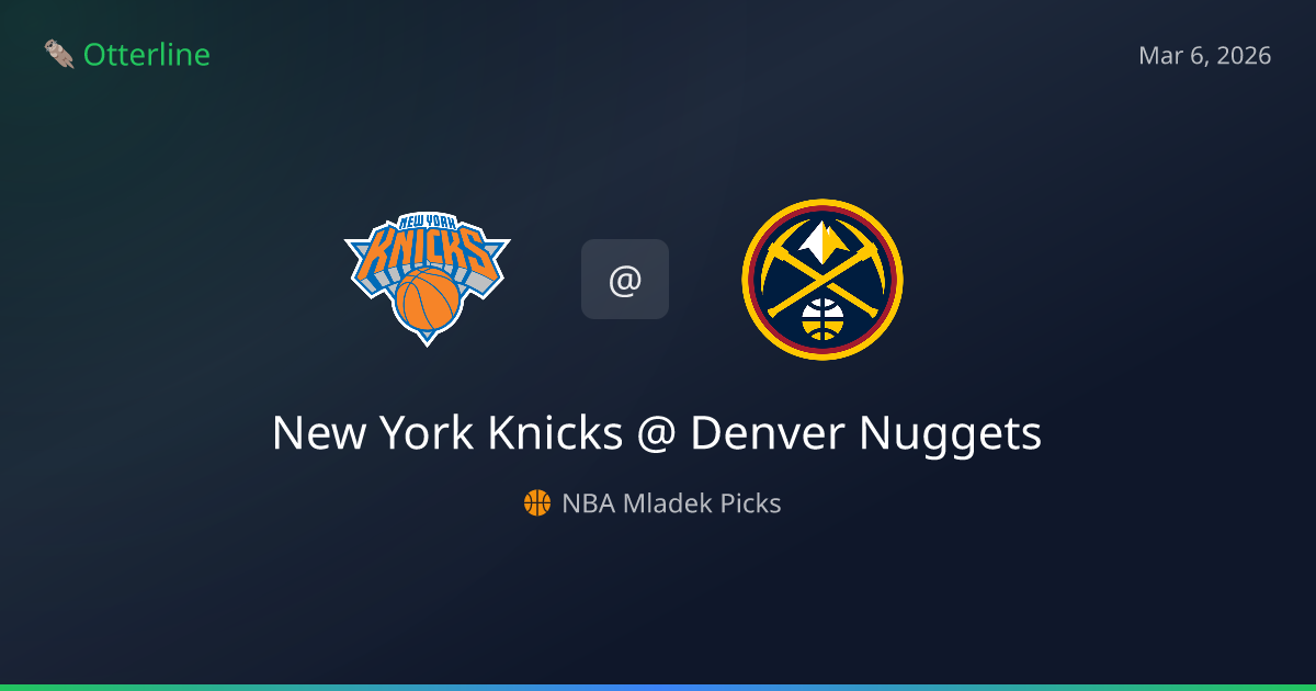 NBA Picks Today (March 6, 2026): New York Knicks at Denver Nuggets | AI Model Consensus