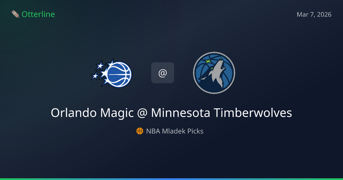 NBA Picks Today (March 7, 2026): Orlando Magic at Minnesota Timberwolves | AI Model Consensus