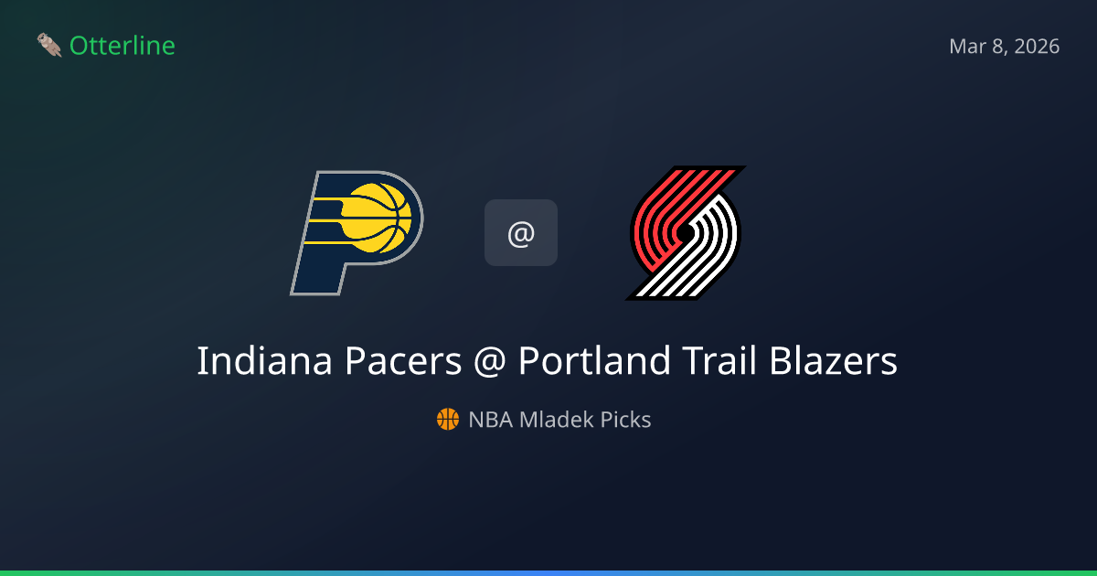 NBA Picks Today (March 8, 2026): Indiana Pacers at Portland Trail Blazers | AI Model Consensus