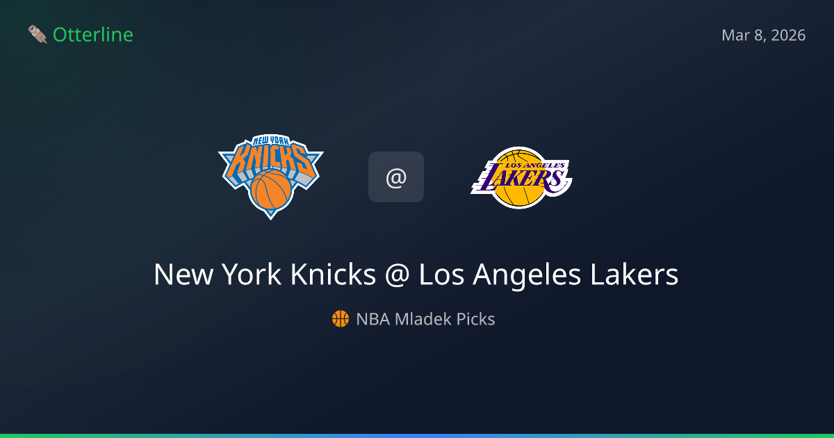 NBA Picks Today (March 8, 2026): New York Knicks at Los Angeles Lakers | AI Model Consensus