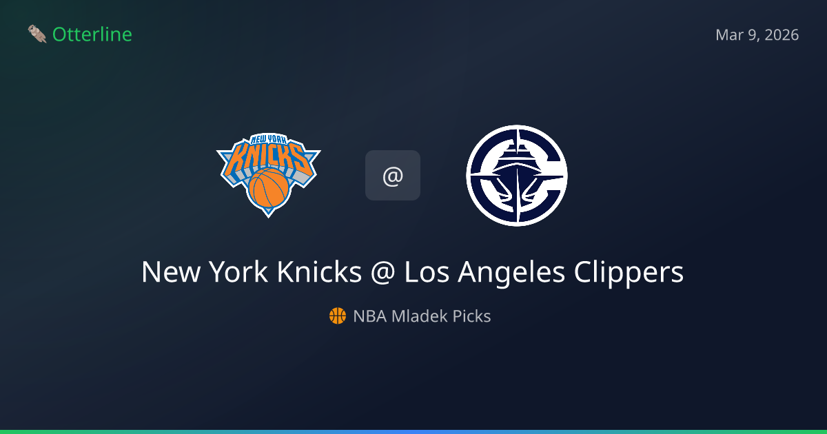 NBA Picks Today (March 9, 2026): New York Knicks at Los Angeles Clippers | AI Model Consensus