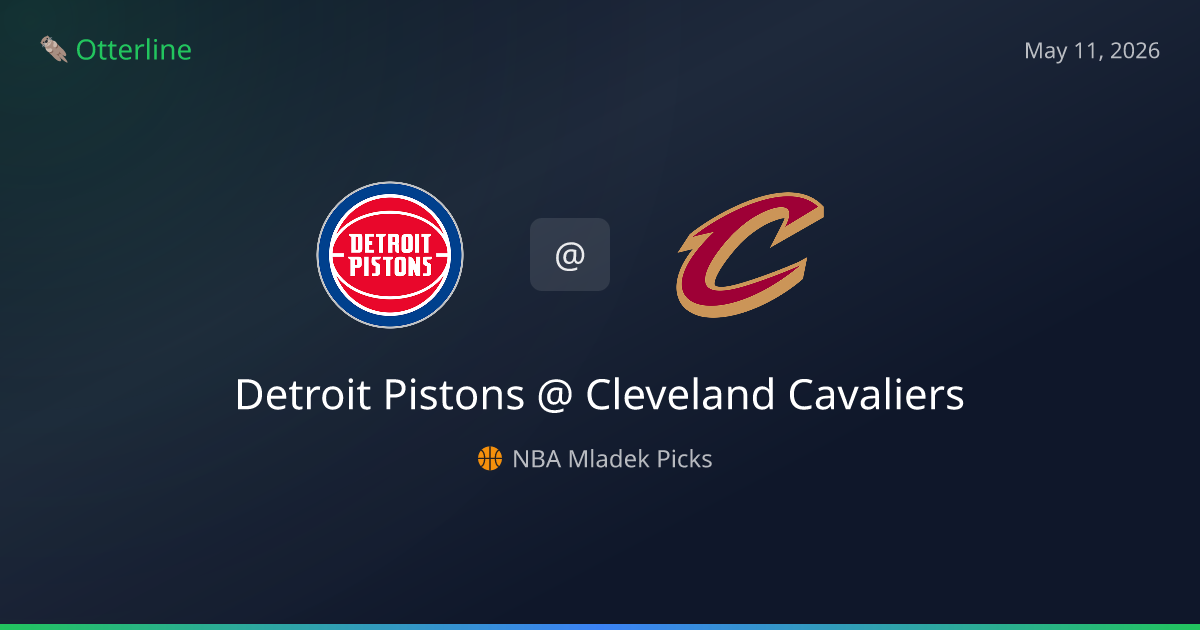 NBA Picks Today (May 11, 2026): Detroit Pistons at Cleveland Cavaliers | AI Model Consensus