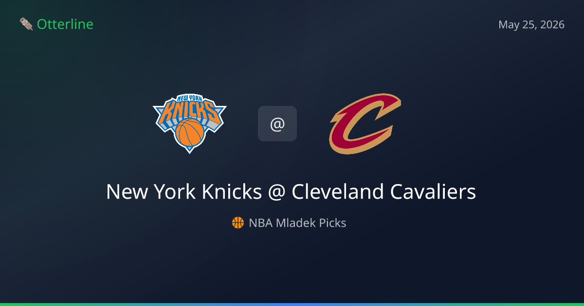 NBA Picks Today (May 25, 2026): New York Knicks at Cleveland Cavaliers | AI Model Consensus
