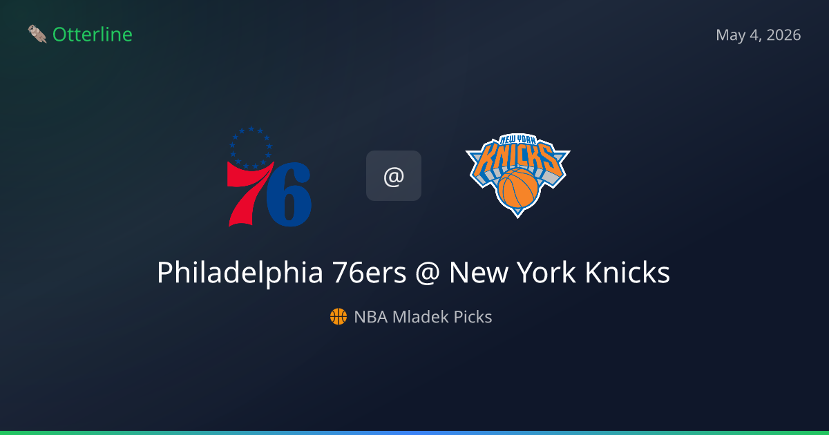 NBA Picks Today (May 4, 2026): Philadelphia 76ers at New York Knicks | AI Model Consensus