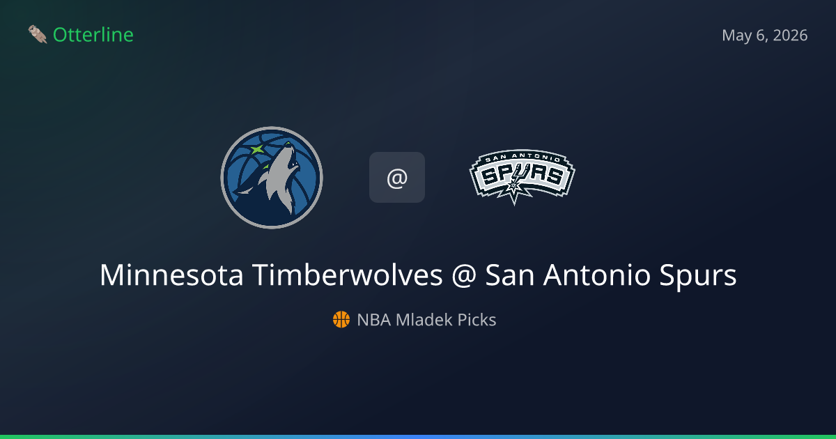 NBA Picks Today (May 6, 2026): Minnesota Timberwolves at San Antonio Spurs | AI Model Consensus