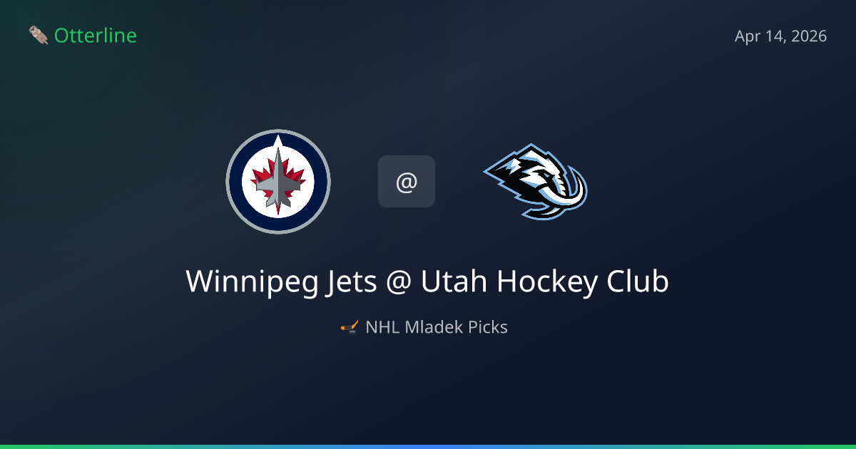 NHL Picks Today (April 14, 2026): Winnipeg Jets at Utah Hockey Club | AI Model Consensus