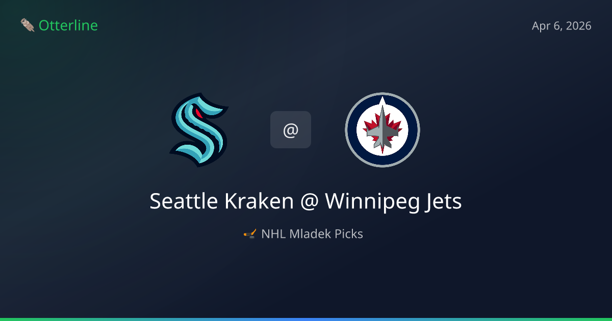 NHL Picks Today (April 6, 2026): Seattle Kraken at Winnipeg Jets | AI Model Consensus