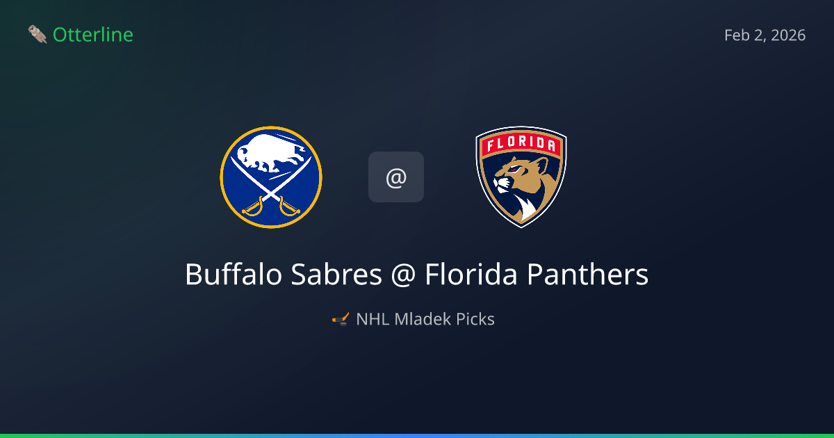 NHL Prediction, Pick for Monday, February 2, 2026: Buffalo Sabres vs Florida Panthers