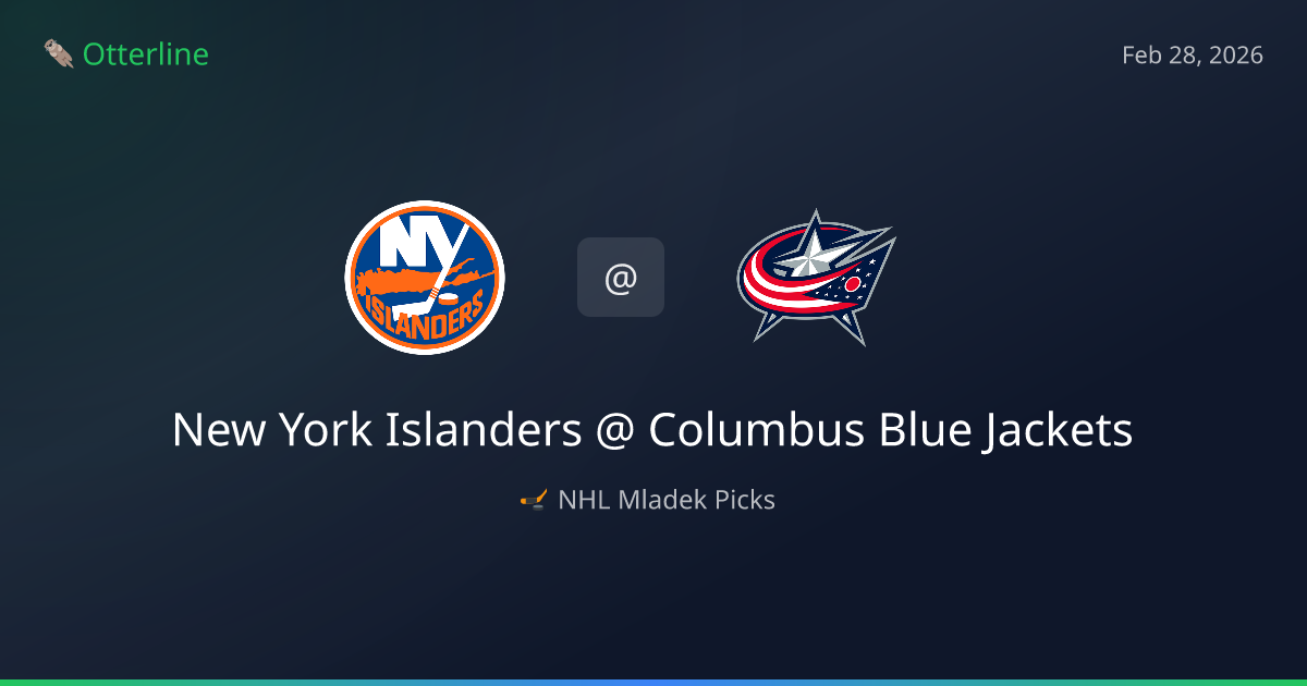 NHL Picks Today (February 28, 2026): New York Islanders at Columbus Blue Jackets | AI Model Consensus