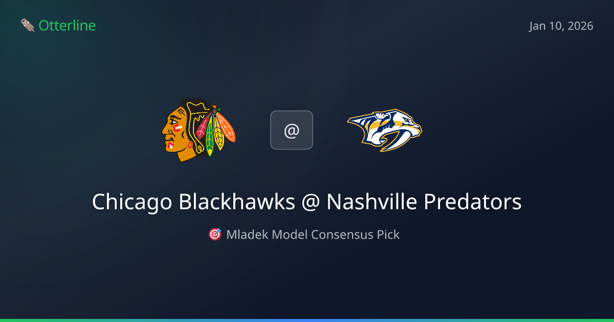 NHL Prediction, Pick for Saturday, January 10, 2026: Chicago Blackhawks vs Nashville Predators