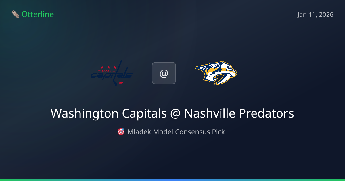 NHL Prediction, Pick for Sunday, January 11, 2026: Washington Capitals vs Nashville Predators