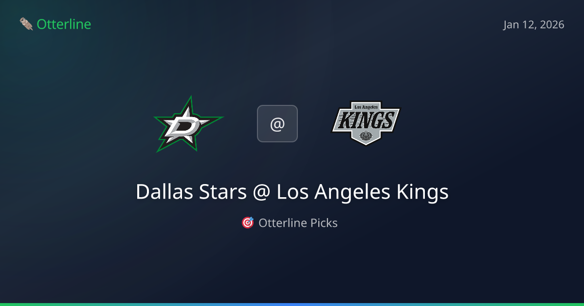 NHL Prediction, Pick for Monday, January 12, 2026: Dallas Stars vs Los Angeles Kings