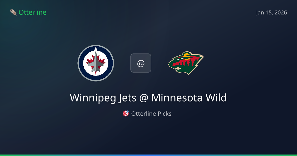 NHL Prediction, Pick for Thursday, January 15, 2026: Winnipeg Jets vs Minnesota Wild