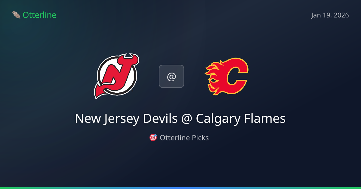 NHL Prediction, Pick for Monday, January 19, 2026: New Jersey Devils vs Calgary Flames