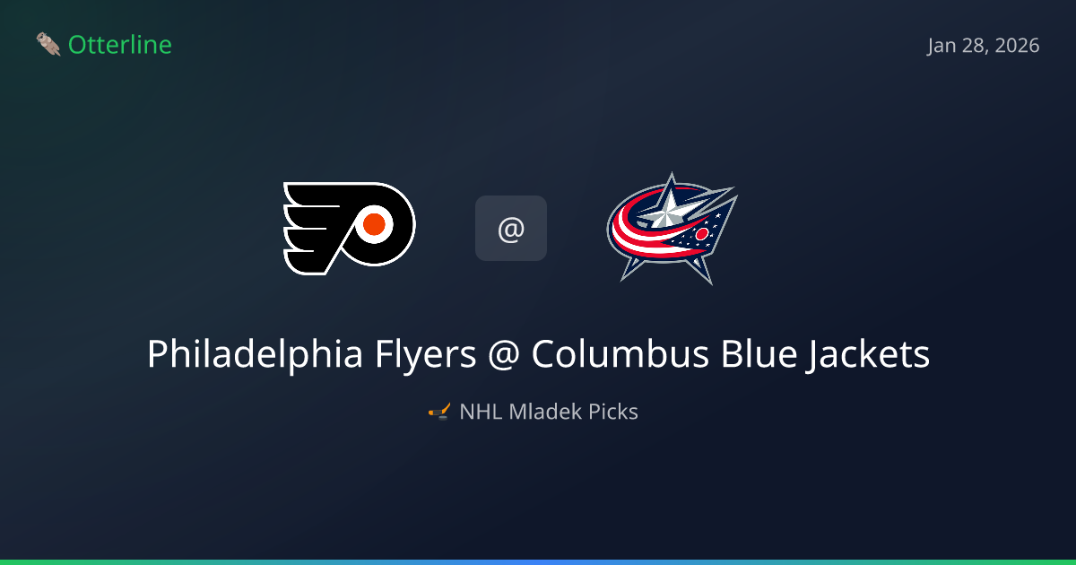 NHL Prediction, Pick for Wednesday, January 28, 2026: Philadelphia Flyers vs Columbus Blue Jackets