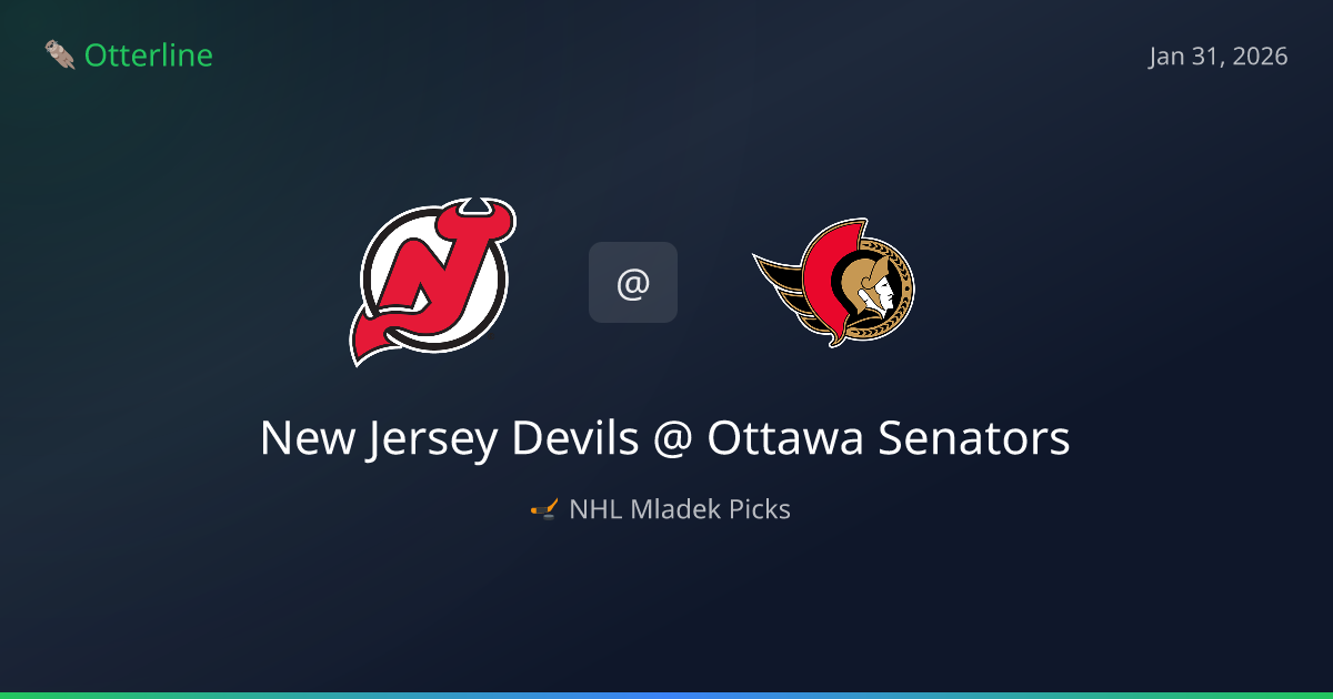 NHL Prediction, Pick for Saturday, January 31, 2026: New Jersey Devils vs Ottawa Senators